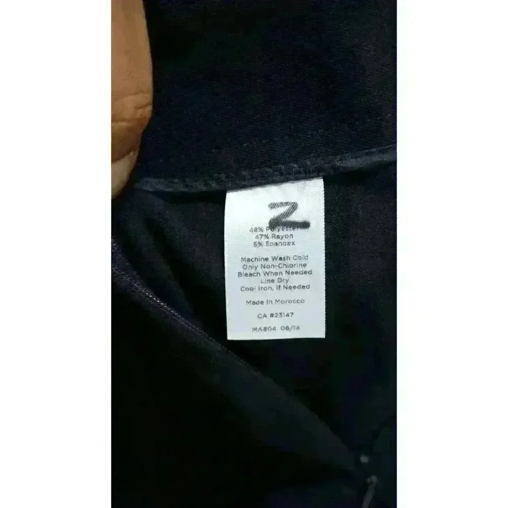 Talbots Curvy Women's Blue Straight Trouser Pants, Size 6 - Picture 13 of 14